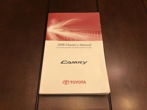 2008 TOYOTA CAMRY FACTORY OWNERS MANUAL ALL MODELS QUALITY ITEM FREE SHIPPIN OEM - Picture 1 of 1
