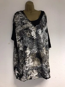 Gemma Collins Dress White Marbelled Dresss Tunic . BNWT. (b 34) - Picture 1 of 10