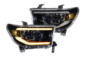 MORIMOTO XB LED HeadLights For 2007-2013 Toyota Tundra Pickup Truck AMBER DRL - Picture 1 of 13