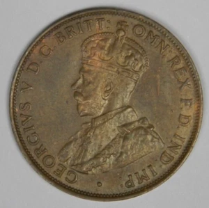 AUSTRALIA 1936 ONE PENNY AU NICE RARE 1D! Inv#1031 - Picture 1 of 2