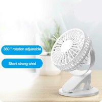 Black AJOYEUX Battery Operated Clip on Fan for Baby Stroller Personal Camping Car Seat Black AJOYEUX Battery Operated Clip on Fan for Baby Stroller Personal Camping Car Seat