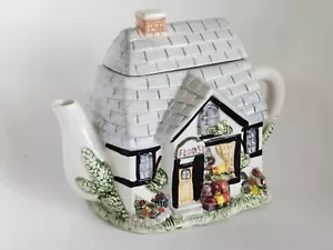 Florist Shop teapot Cardinal Inc. decorative collectible cozy cute cottage EUC - Picture 1 of 12