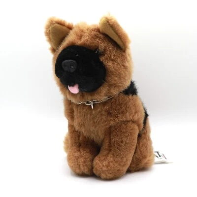 Plüsch Hund Kommissar Rex Kuscheltier Heunec Sat1 lizenziert 15cm Vintage 1996 - Bild 1 von 4