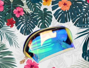 Nuevo Mujeres Láser Maquillaje Cartera Bolso Bolsa Lápiz Impermeable Color Metálico Reino Unido - Imagen 1 de 9