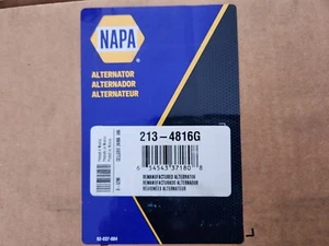 Napa 213-4816G Remanufactured Alternator 150 A - Picture 1 of 1