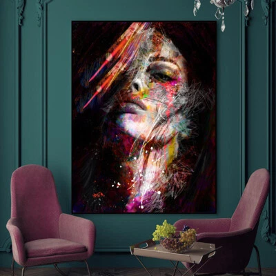 Abstract Women Canvas Painting Canvas Wall Art Home Décor Posters & Prints Mural