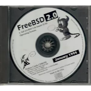 FreeBSD 2.0 Walnut Creek CDROM January 1994 UNIX OS Operating System Vintage CD - Picture 1 of 2
