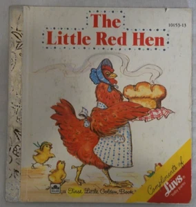 Vintage kleines goldenes Buch Die kleine rote Henne Kinder Hardcover Komplimente von Luvs - Bild 1 von 7