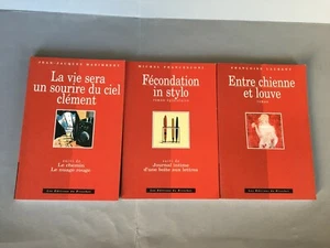 FRANCESCONI- MARIMBERT - LAURENT. Fécondition in stylo- La vie - Entre. Dédicace - Imagen 1 de 6