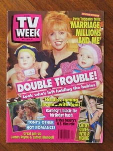 TV week May 2 1992, James Blundell & James Reyne pinup, Rebecca Gibney cover - Picture 1 of 5