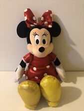 Disney Ty Minnie Mouse Sparkle Red 12” Pre Loved….but Lots Of Love Left…clean