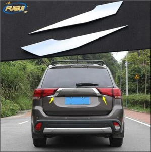 For Mitsubishi Outlander 2016-2020 Stainless Rear Door Trunk Lid Cover Trim - Foto 1 di 5