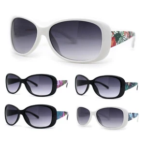 Kids Size Girls Classic 90s Designer Style Wrap Rounded Rectangle Sunglasses - Picture 1 of 21