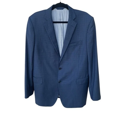 Brooks Brothers Explorer Blazer Regent Fit Blue Wool Blend  44R Check Coat - Изображение 1 из 4