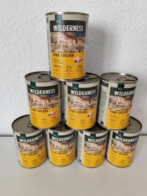 ❤️REAL NATURE WILDERNESS Nassfutter Katze, Adult Pure Chicken+8x400g-- 7/26❤️ - Bild 1 von 4