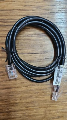 Nr. 20 cavi Ethernet Cat 5e UTP RJ45 2 MT cavo di rete lan switch 1,5 mt nero - Immagine 1 di 2
