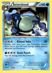 Seismitoad Rare Dragons Exalted 36/124 Pokémon TCG - Picture 1 of 2