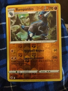 SWSH10: Astral Radiance #077/189 Rampardos Reverse Holo - Picture 1 of 3