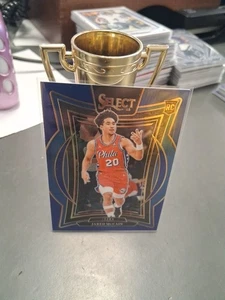 2024-25 Panini Select #82 Jared McCain Blue Prizm - Imagen 1 de 2