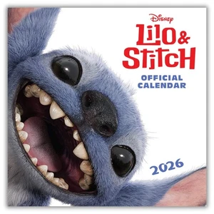2026 Calendar Lilo & Stitch Movie Disney Month to View Square Calendar - Picture 1 of 7