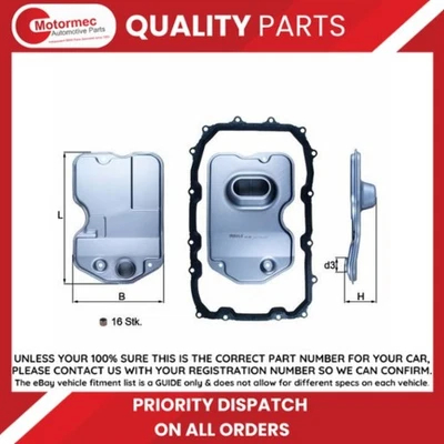 MAHLE Automatic Transmission Filter fits VW Touareg PORSCHE Cayenne AUDI Q7 - Image 1 of 4