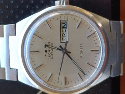 Reloj Automático Vintage "Technos" - Hecho en Suiza - Movimiento ETA 2780 - 17 Joyas Foto 1 de 4