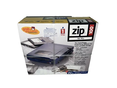 Unidad Zip Externa Iomega 100 MB para PC de Puerto Paralelo, Computadoras de Escritorio, Portátiles, Portátiles Foto 1 de 4