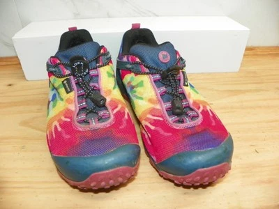 WOMENS MERRELL J599572 CHAMELEON STORM TIE-DYED SIZE 7.5 TRAIL SHOES - Image 1 of 4