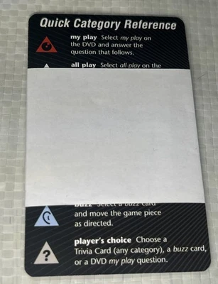 ESPN Scene It? Sports Replacement Category Reference Cards – Set of 4 - Image 1 of 3