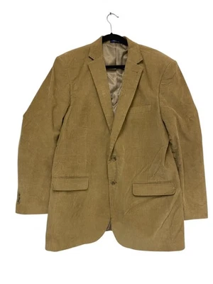 Blazer de pana Alan River para hombre talla 44L marrón tostado dos botones abrigo deportivo Foto 1 de 4