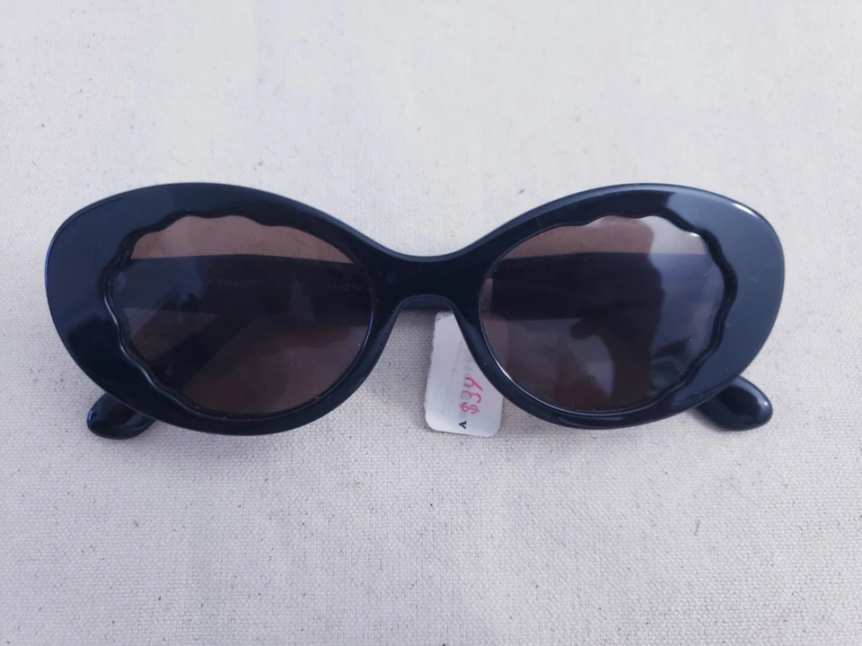 Новые глянцевые коричневые женские солнцезащитные очки ручной работы Anthropology - Изображение 1 из 4