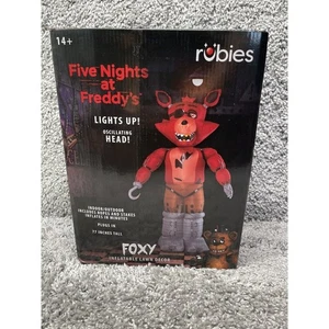 Five Nights At Freddys FOXY Gonfiabile 77 in Alto Animato Illuminazione Decorazione Rubini - Foto 1 di 8