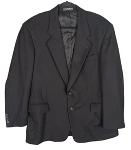 Gianfranco Ruffini Cashmere Blend Black Blazer Sport Coat 44 Reg 2 Button - Picture 1 of 11