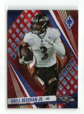 2023 PANINI PHOENIX ODELL BECKHAM JR. #60 FIRE BURST /340 RAVENS - Image 1 of 2