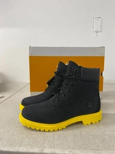 Timberland Heritage See the Sole Women’s 6” Boots Black/Yellow Size 7.5 NWD - Picture 1 of 8