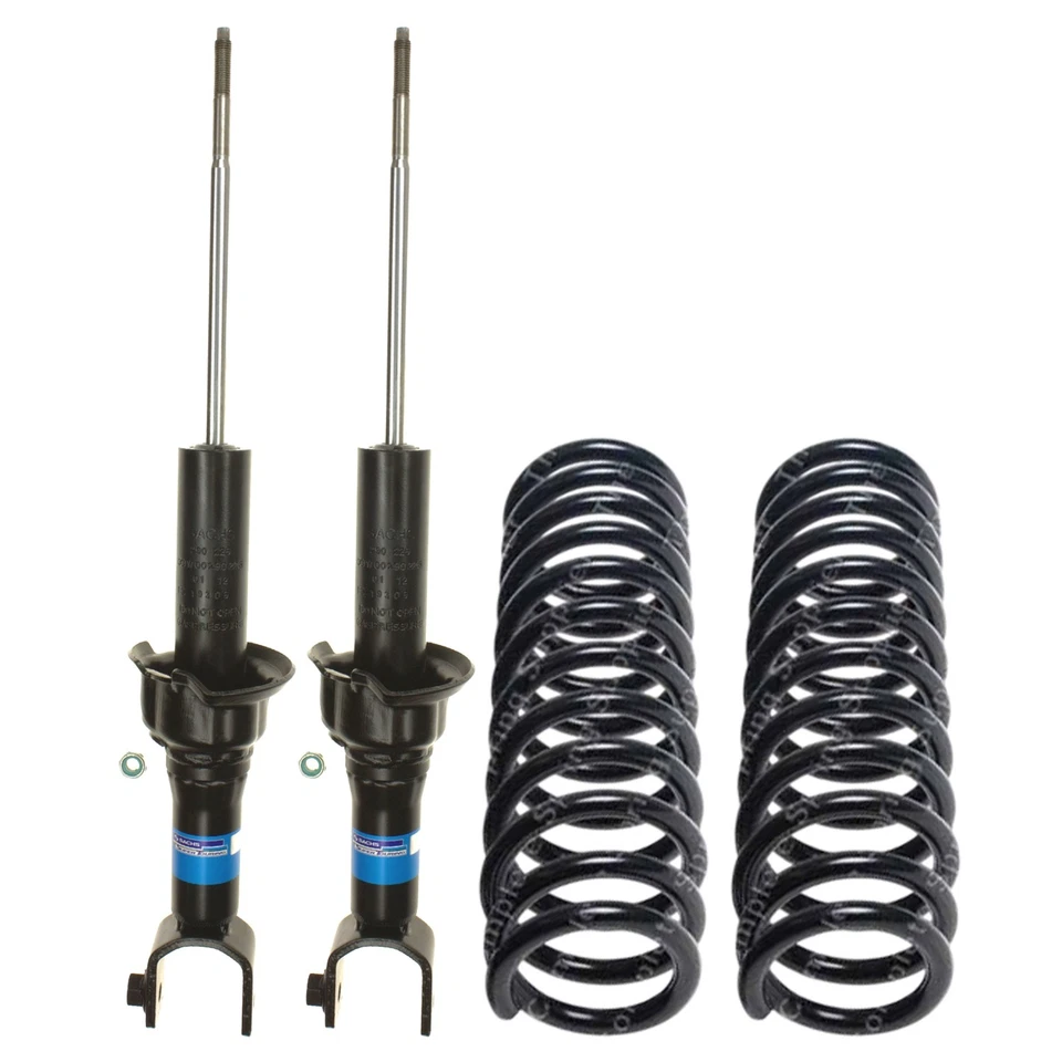 Sachs Rear Shock Absorbers & Lesjofors Coil Springs Kit for Honda Civic EX LX - Image 1 of 1
