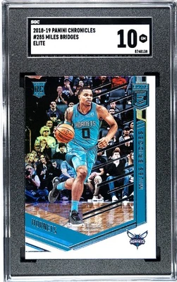 2018-19 Panini Chronicles #285 Miles Bridges RC Elite SGC 10 Gem Mint - Image 1 of 2