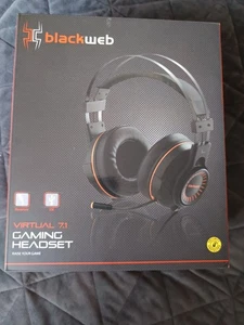 Blackweb Virtual 7.1 Channel USB Wired Gaming Headset Boxed - Bild 1 von 3