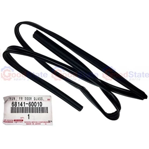 Genuine Toyota LandCruiser HZJ81 HZJ80 HDJ81 Front RH Door Window Channel Rubber - Picture 1 of 2