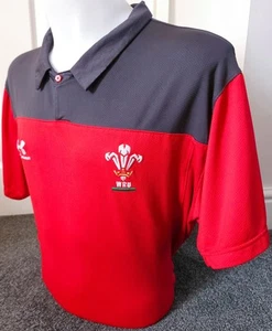2019-20 WRU Wales Rugby Polo Shirt By Under Armour - Size 2XL/ XXL - Picture 1 of 23