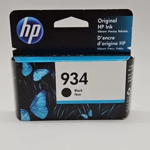 Original HP 934 SCHWARZ Tintenpatrone VERSIEGELT Ablaufdatum Apr 2023 - Bild 1 von 4