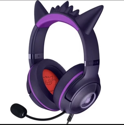 Razer x Pokémon Gengar Kraken V2 X Wired Headset Headphone Limited Edition - Image 1 of 4
