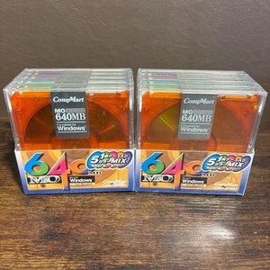 [ New ] CompMart MO 640MB Magneto Optical Disk lot of 10 250705 - Afbeelding 1 van 2