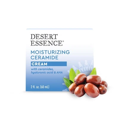 Desert Essence Moisturizing Ceramide Facial Cream 2Oz Vegan Cruelty Free - Image 1 of 4