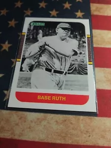 Babe Ruth 2021 Donruss Panini Béisbol Nº228 LEYENDA CASI NUEVO/M - Imagen 1 de 2