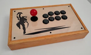 Wooden Arcade Fightstick - Brook Zero-Pi - Sanwa and Seimitsu - Supports PC - Picture 1 of 5