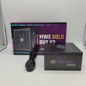 Cooler Master MWE Gold 850 V3 ATX 3.1 Full Modular, 850W, 80+ Gold -NOT WORKING- - Photo 1/5
