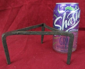 Antique Hand Wrought-iron Fireplace Tool Cooking Pot Riser Trivet Stand - Picture 1 of 10