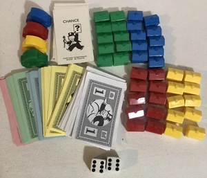 Junior Monopoly Board Game Replacement Pieces Not Complete - Picture 1 of 3
