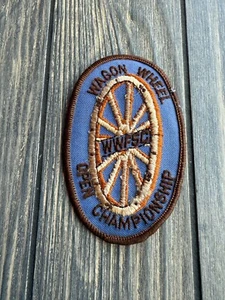 Toppa ricamata vintage Wagon Wheel Open Championship - Foto 1 di 2
